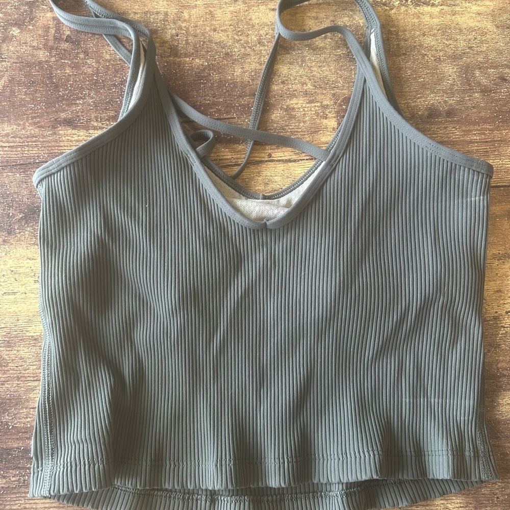 Vuori Olive Ribbed Camisole